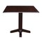 International Concepts Round 36 in Square Dual Drop Leaf Dining Table, Rich Mocha, 36 W, 36 L, 30 in H, Wood, Rich Mocha T15-36SDP - alternate 4